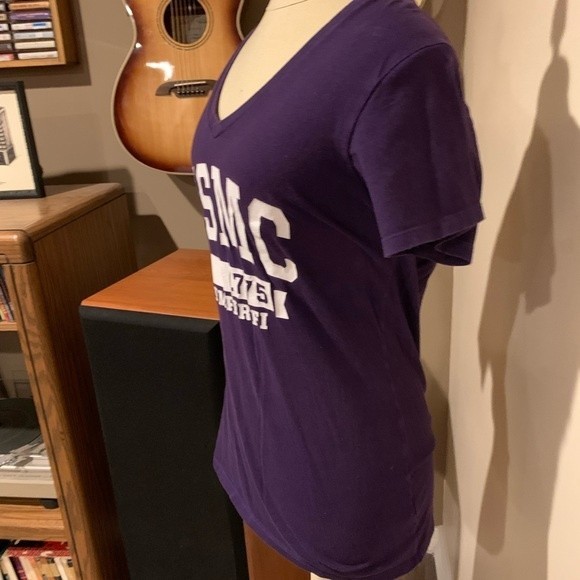 COPY - Champion USMC 1775 Semper Fi Marine Corps babydoll t shirt. Purple size … - Picture 3 of 5